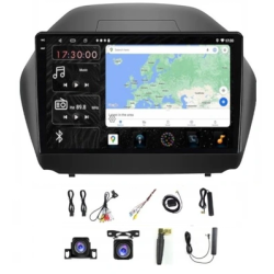 HYUNDAI IX35 2009-2015 ANDROID GPS USB WIFI BLUETOOTH CARPLAY ANDROID AUTO 6GB 128GB MODEM SIM KAMERY QLED